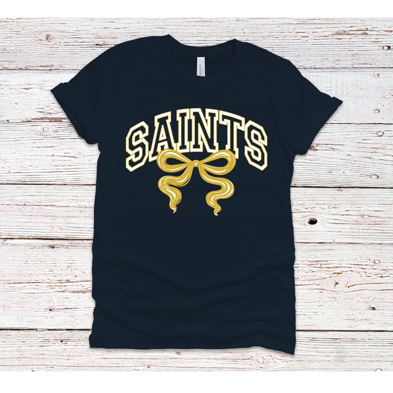 SMS SAINTS NAVY Coquette Bow