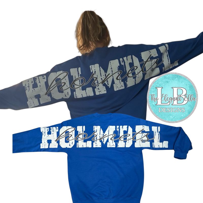 HOLMDEL OVERSIZED BACK Print Crewneck sweatshirt