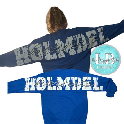 HOLMDEL OVERSIZED BACK Print Crewneck sweatshirt