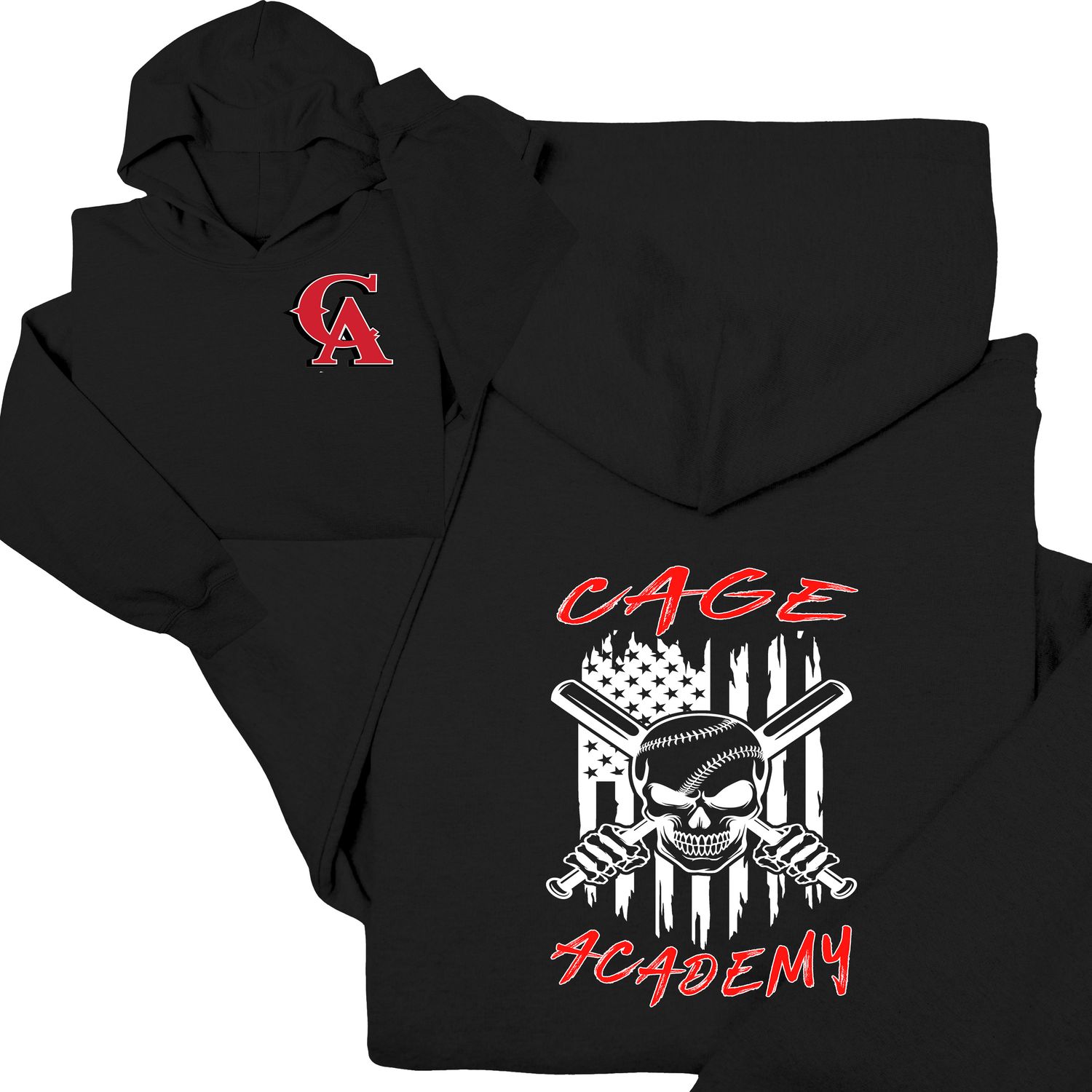 Cage Academy SKULL  Hoodie