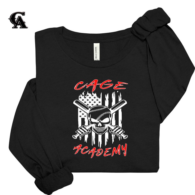 Cage Academy Skull Long sleeve t shirt
