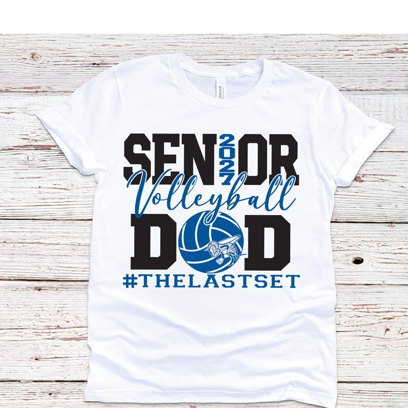 Senior Volleyball DAD T shirt