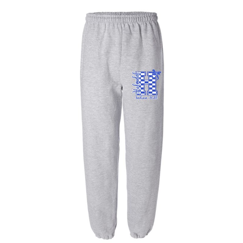 Indian Hill checkered H joggers  -Unisex Youth And Adult