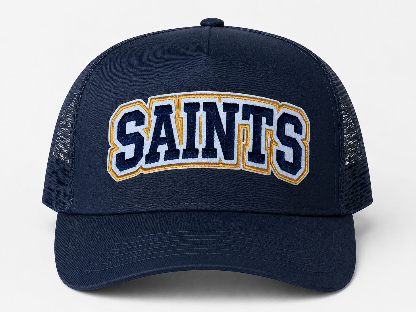 Saints embroidery patch Trucker Hat