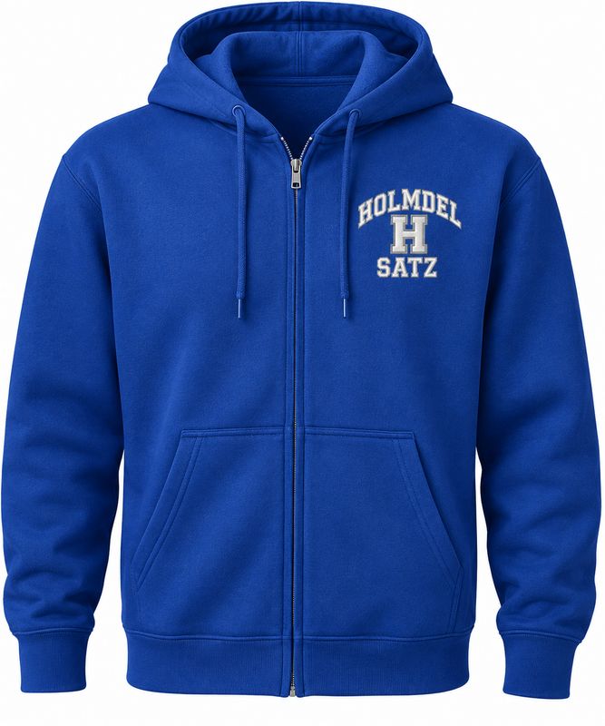 SATZ Embroidered H Full Zip UP