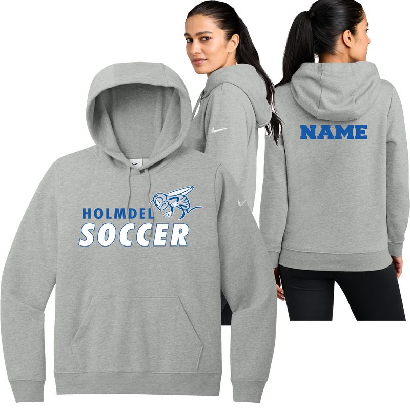 HS GIRLS SOCCER GRAY NIKE HOODIE