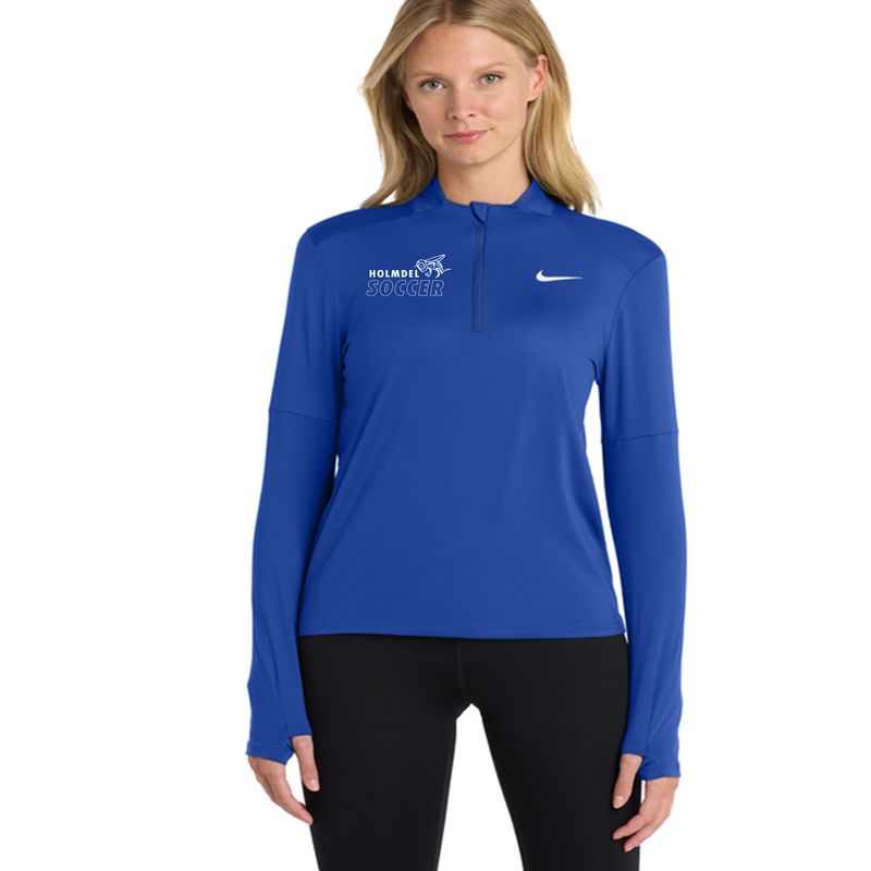 HS GIRLS SOCCER BLUE Dri-FIT Element 1/2-Zip Top