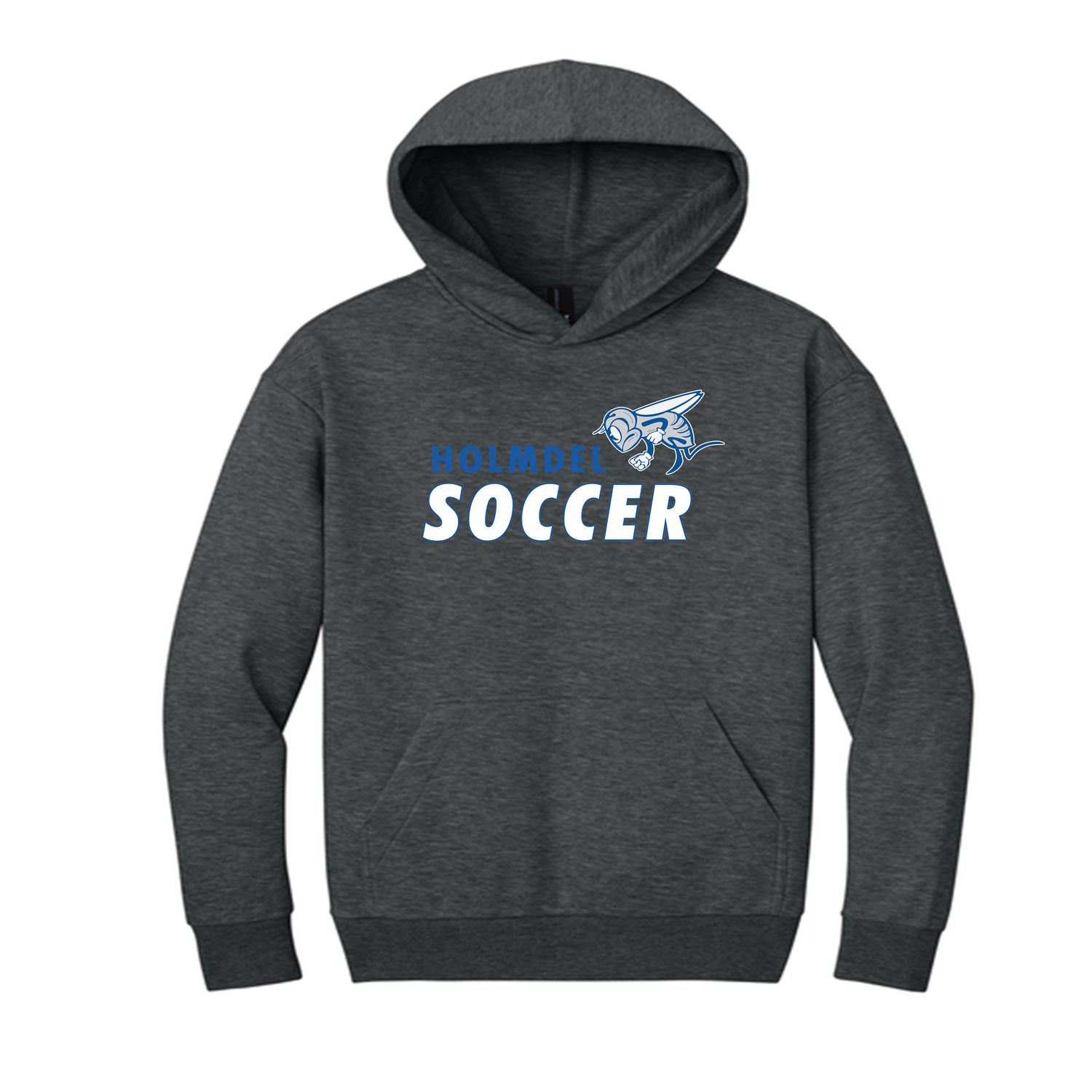 HS GIRLS SOCCER  HEATHERED CHARCOAL HOODIE