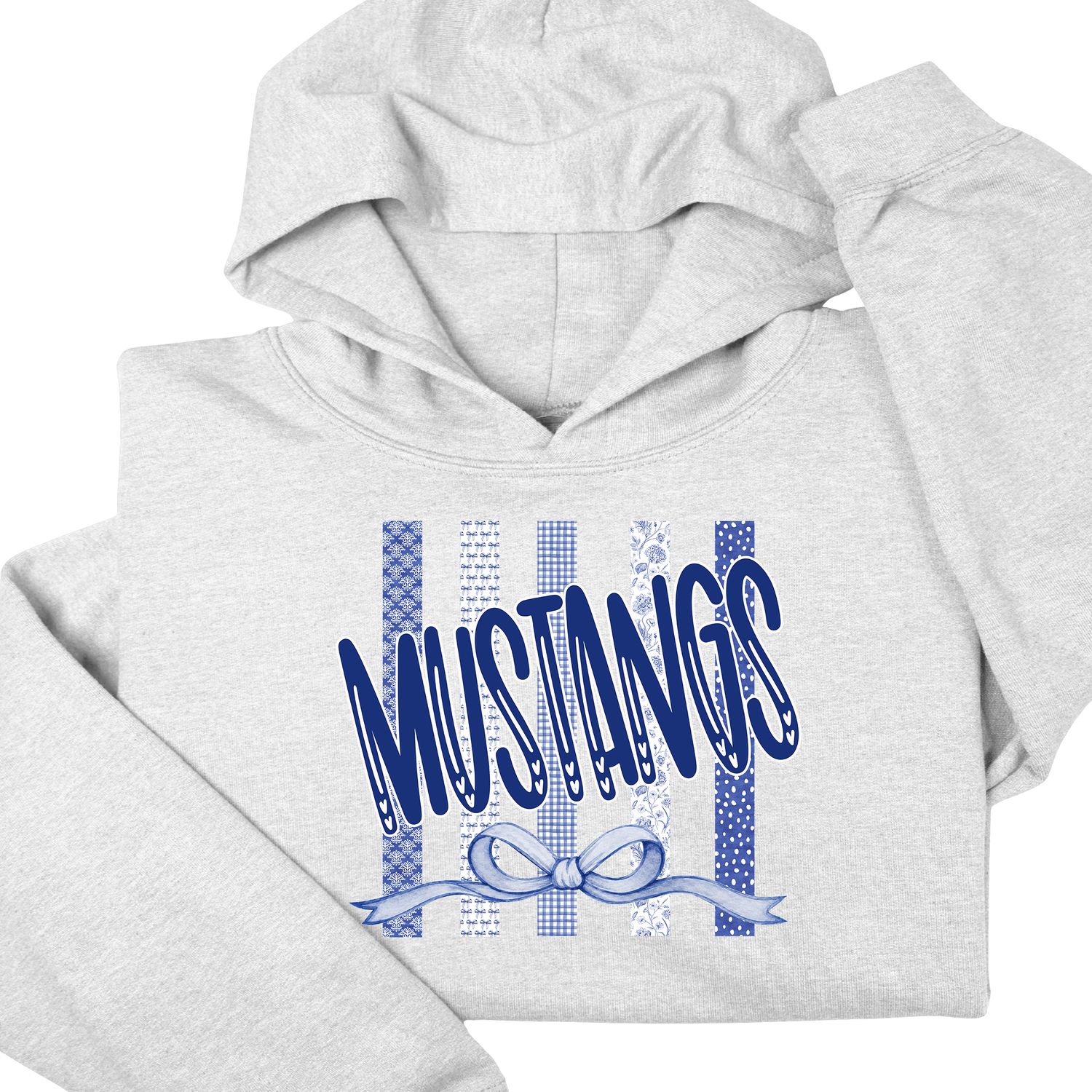 Mustangs - Preppy Hoodie Sweatshirt