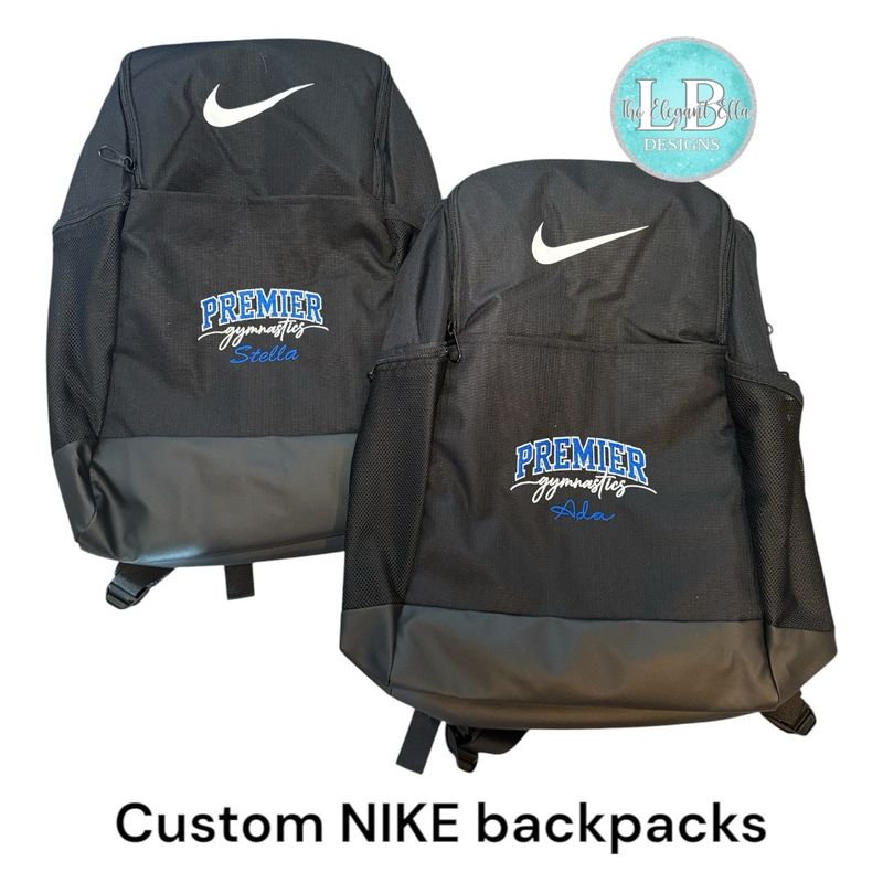 Premier Gymnastics Embroidered NIKE Backpack