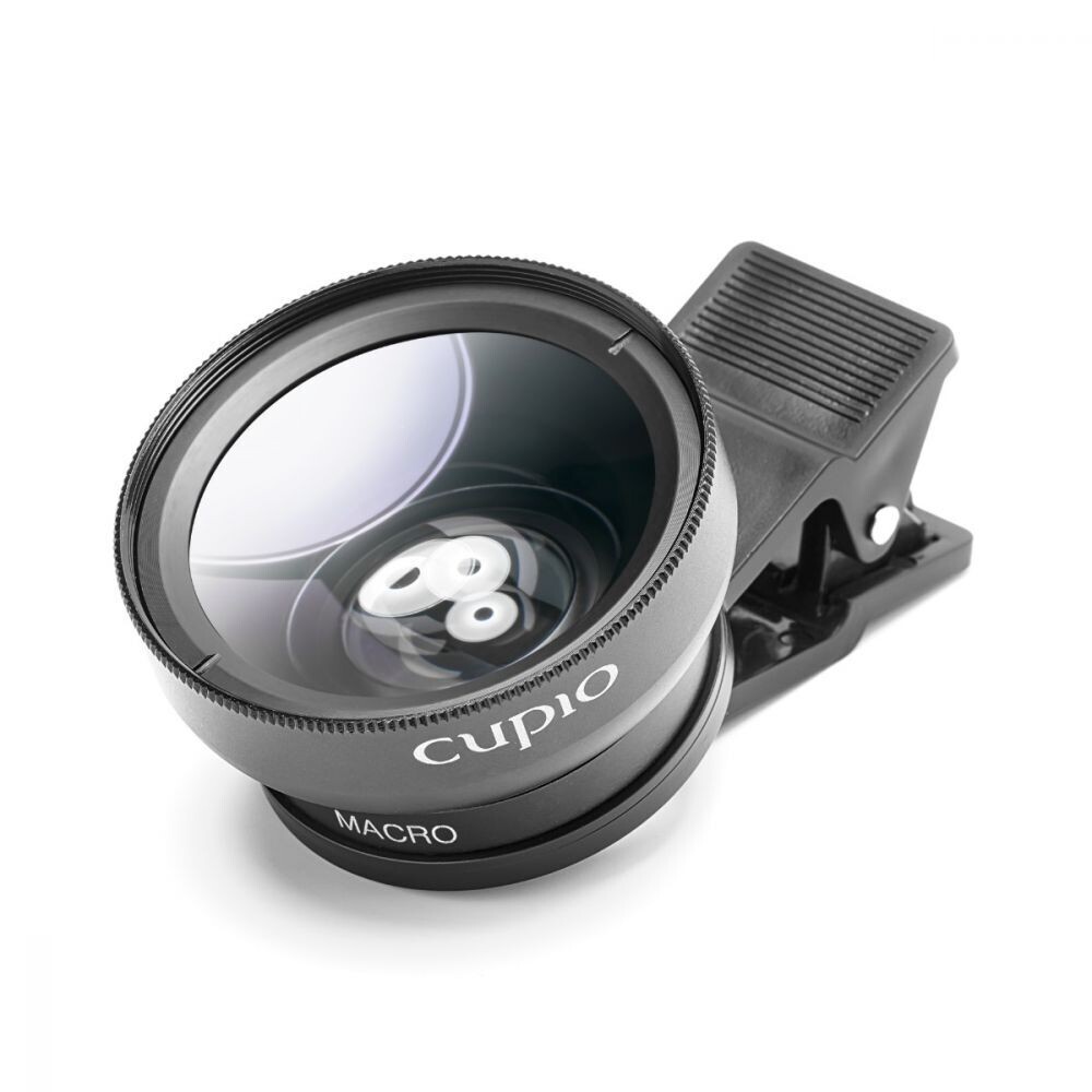 Cupio - Groothoek telefoonlens & Macro Cupio 37 mm 0,45x
