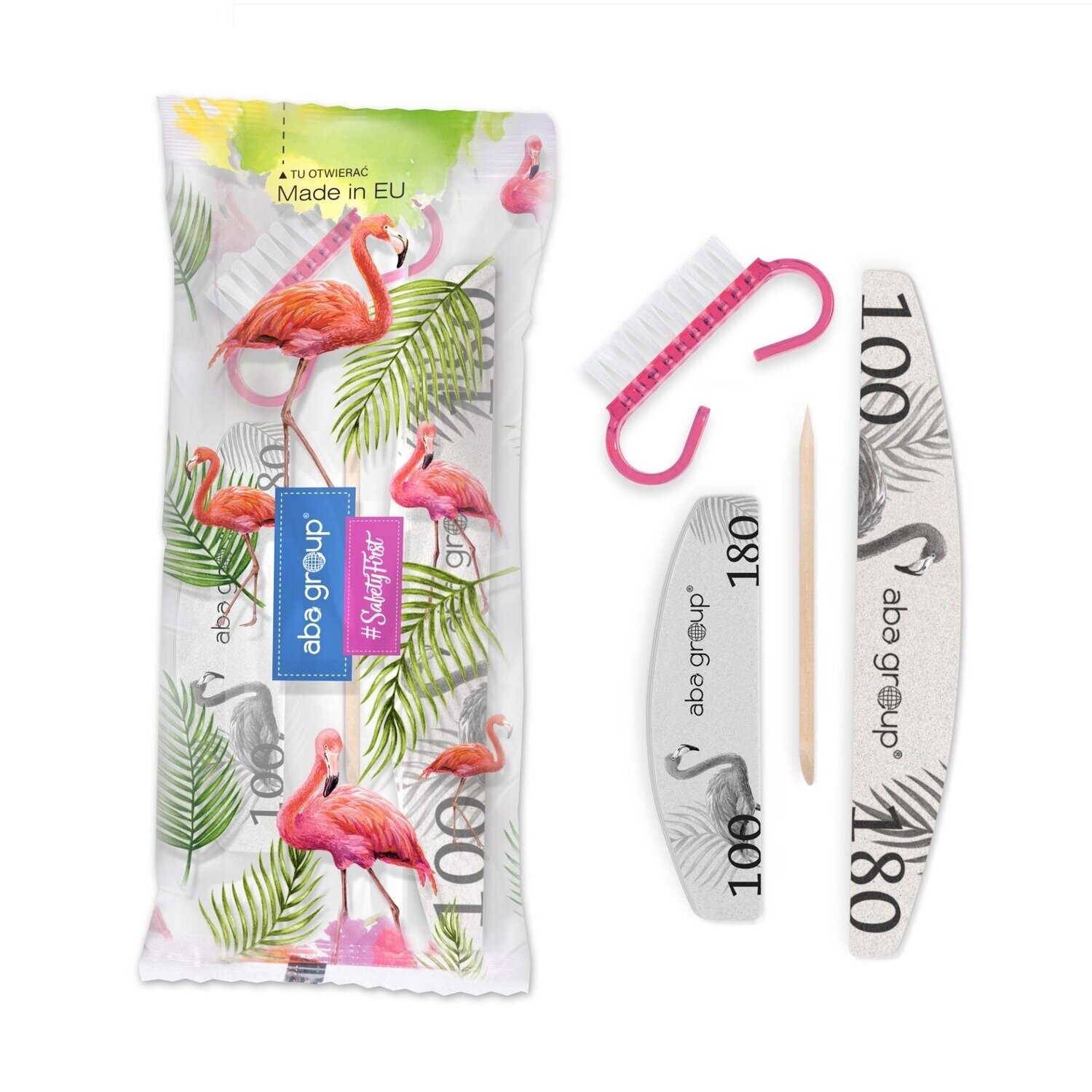 Aba Group VEILIG PAKKET SET ALLYOUNEED - (STANDAARD vijl + mini polijstmachine 100/180, houten stok, borstel)