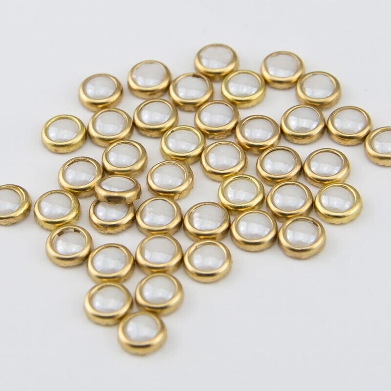 Julia Nessa - Parels - wit, gouden rand 20 st.