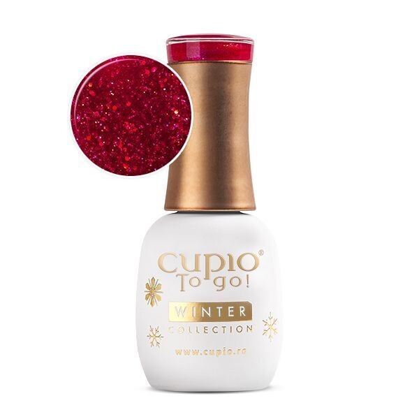 Cupio To Go! Winter Collection - Red Sequin 15ml