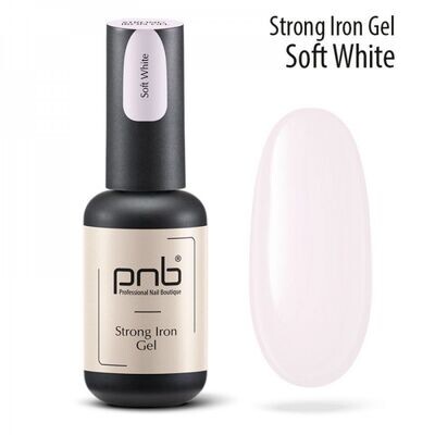 PNB - UV/LED Strong Iron Gel, Soft White, 8ml