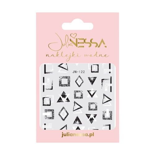 Julia Nessa - Waterstickers - driehoeken en vierkanten (122)