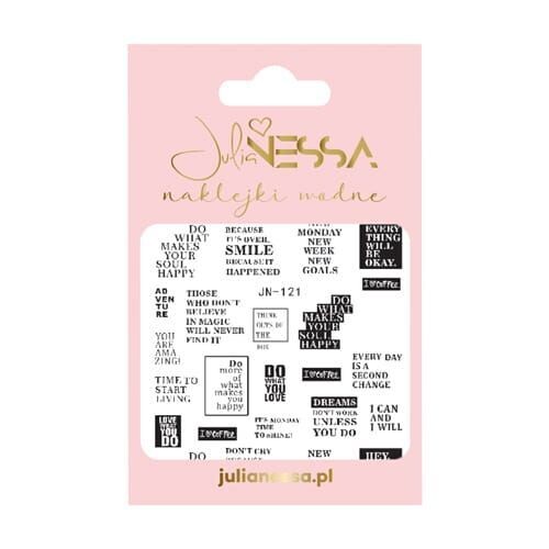 Julia Nessa - Waterstickers - zinnen (121)
