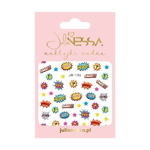 Julia Nessa - Waterstickers - pop-art (106)