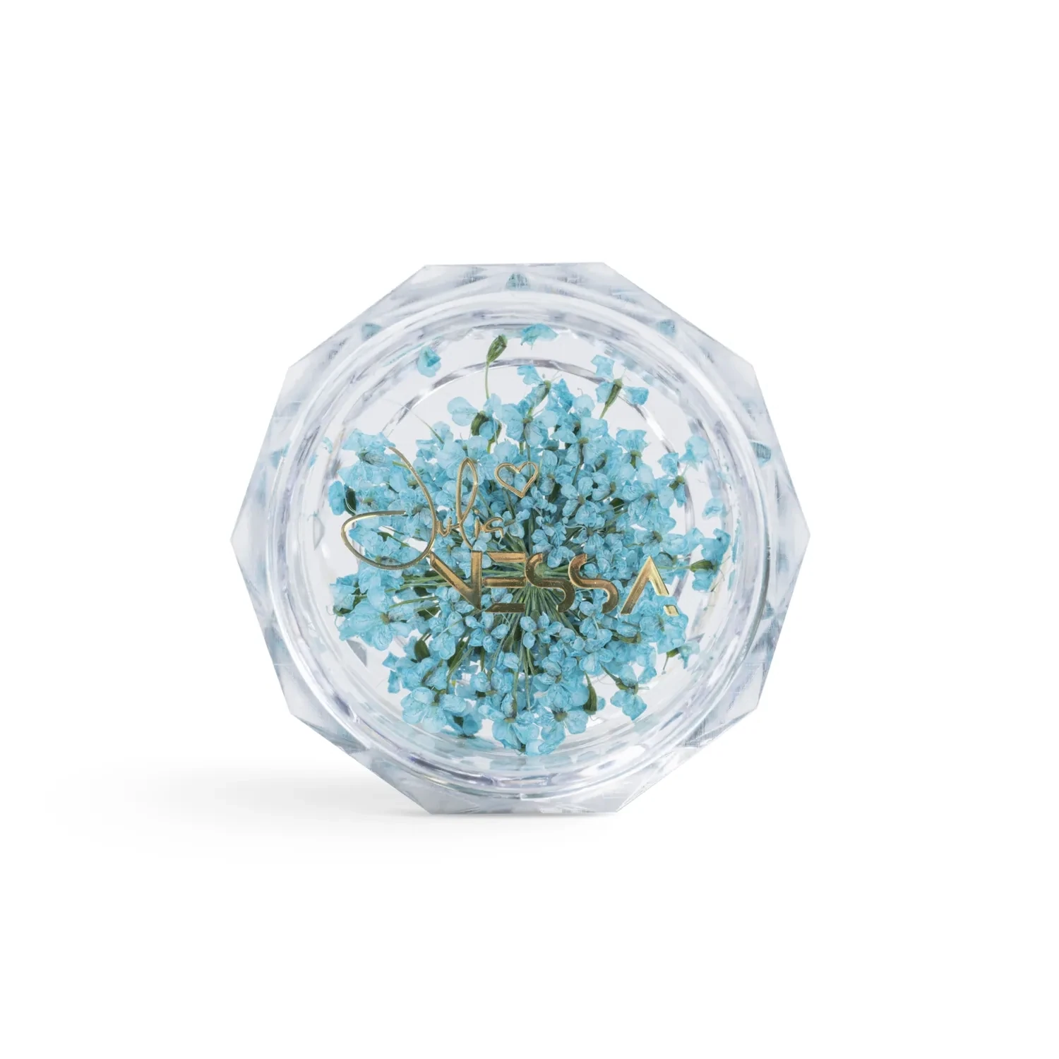 Julia Nessa - Flowernesski - Turquoise bloemen