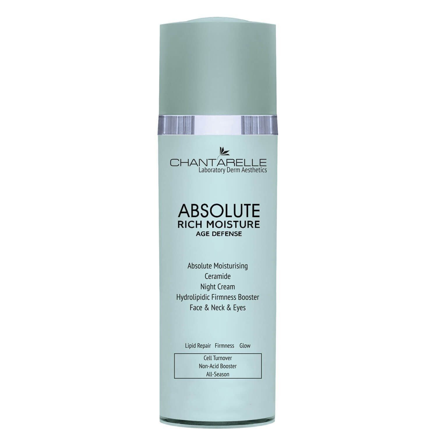 Chantarelle - ABSOLUTE RICH MOISTURE Nachtcrème met ceramiden voor het gezicht en onder de ogen - absolute hydratatie 50ml (CD1479)