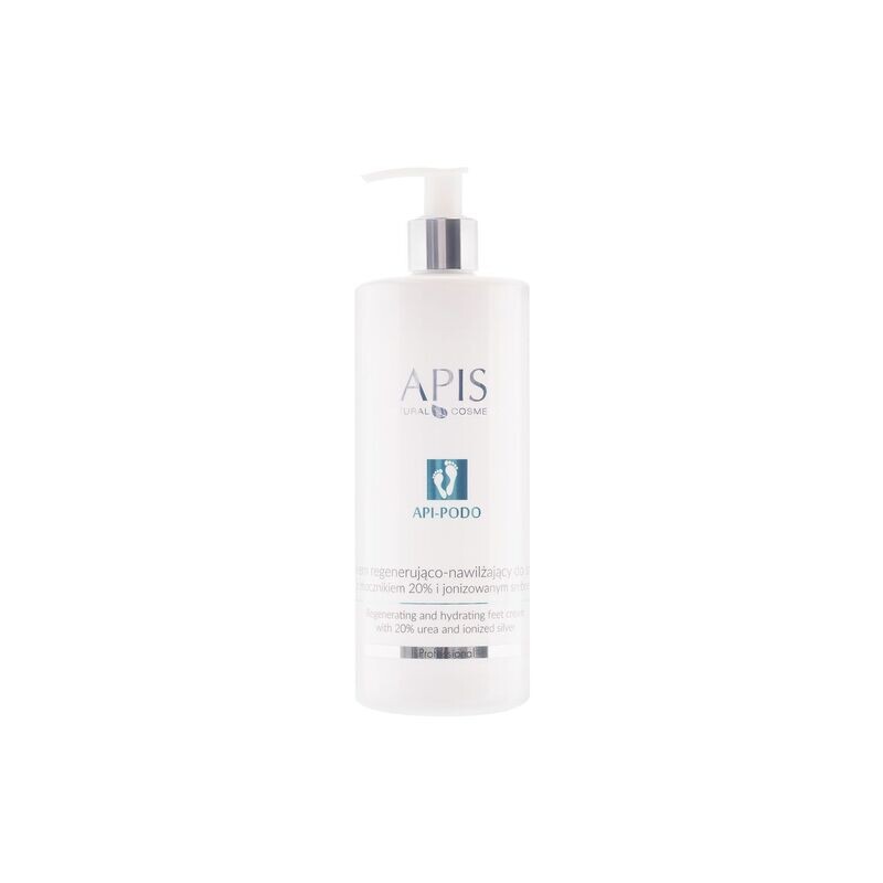 APIS - API-PODO - Regenererende en hydraterende voetcrème met 20% ureum en geïoniseerd zilver 500ml