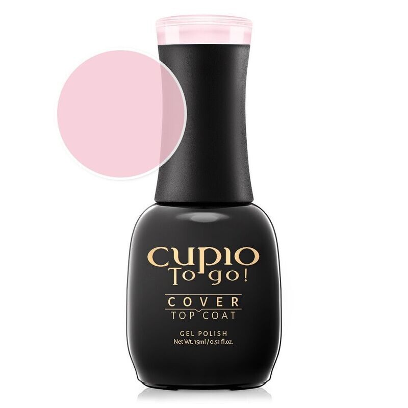 Cupio Cover Top Coat Cupio To Go! - Rose 15ml