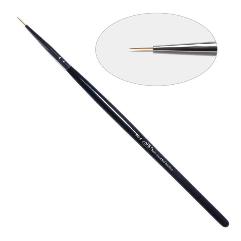 PNB - 1D Nail Art Brush Round 00-S, Nylon