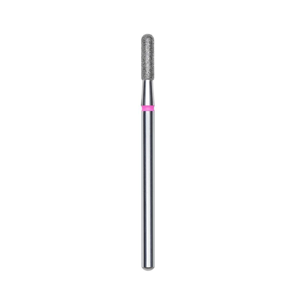 STALEKS Diamant-cuticle bit, afgeronde “cilinder”, rood, kopdiameter 2,3 mm/werkdeel 8 mm FA30R023/8