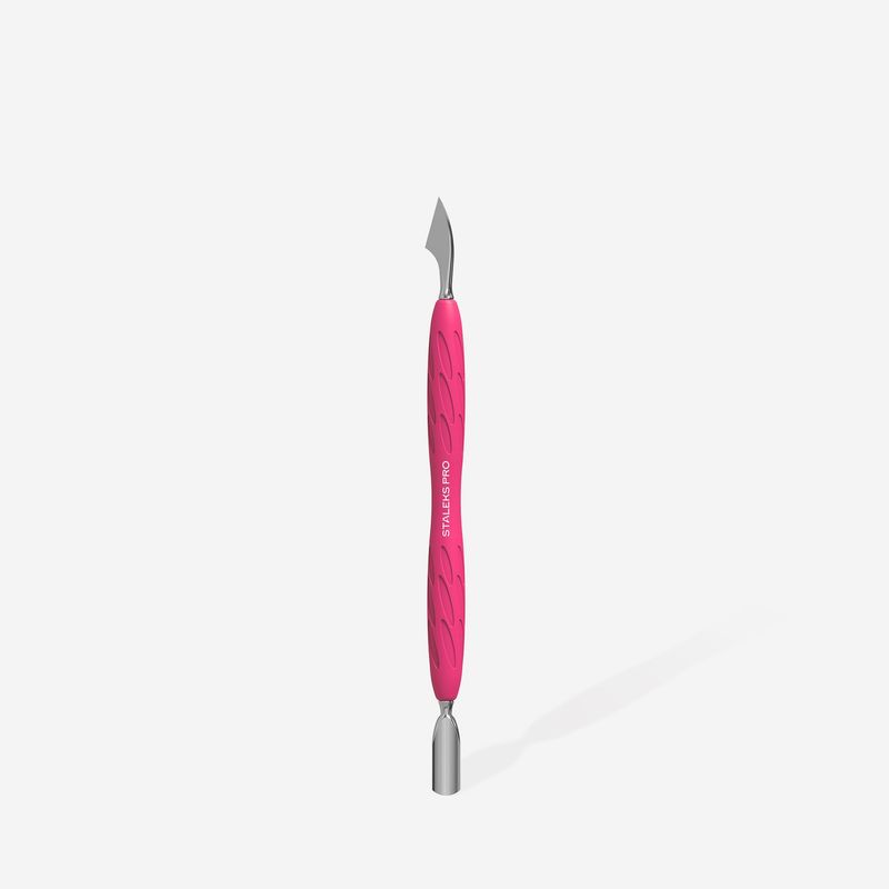 Staleks - Manicureduwer Gummy met siliconen handvat UNIQ 10 TYPE 3 (afgeronde smalle pusher en reiniger) PQ-10/3