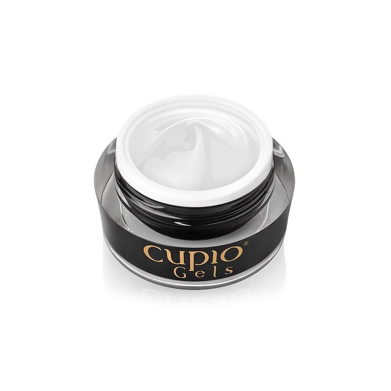 Cupio Gel (no-file techniek) - Make-up Fiber Milky White, 15ml
