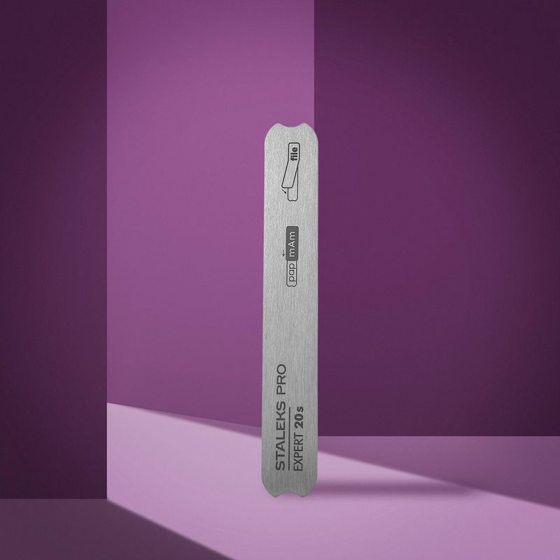 Staleks - Rechte metalen basis voor nagelvijl EXPERT 20s (130 mm), MBE-20S