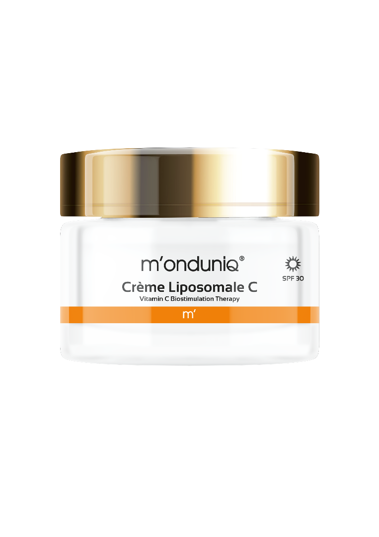 M'ONDUNIQ - Cremé liposomal C - Verhelderende anti-hyperpigmentatiecrème met vitamine C SPF 30