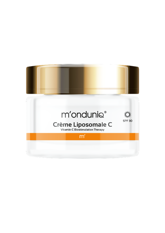 M'ONDUNIQ - Cremé liposomal C - Verhelderende anti-hyperpigmentatiecrème met vitamine C SPF 30