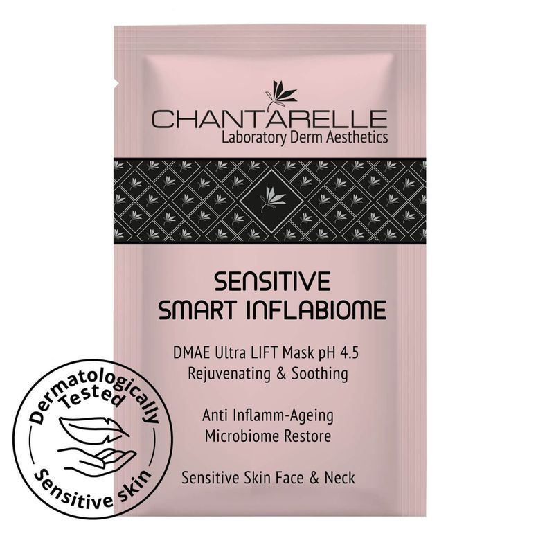 CHANTARELLE - Sensitive Smart Inflabiome - Liftend masker voor de gevoelige huid, verjongend en verzachtend met DMAE pH 4,5, CD0864