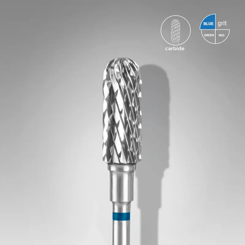 Dutch: STALEKS - Hardmetalen Freesbit Afgeronde Cilinder Blauw EXPERT Kopdiameter 5 mm / Werkdeel 13 mm, FT30B050/13