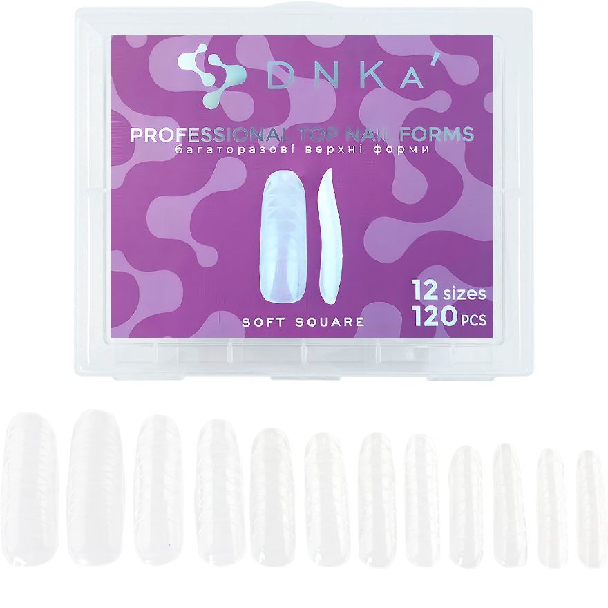 DNKa' Top Nagelvormen Soft Square, 120 stuks