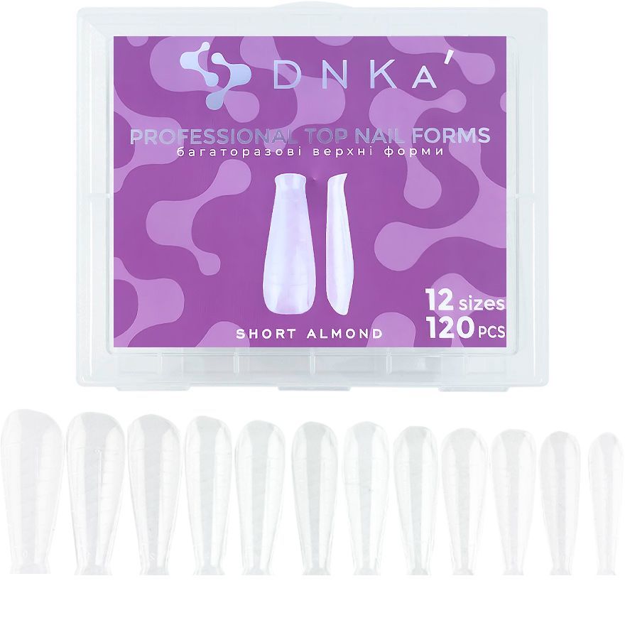 DNKa' Top Nagelvormen Short Almond, 120 stuks