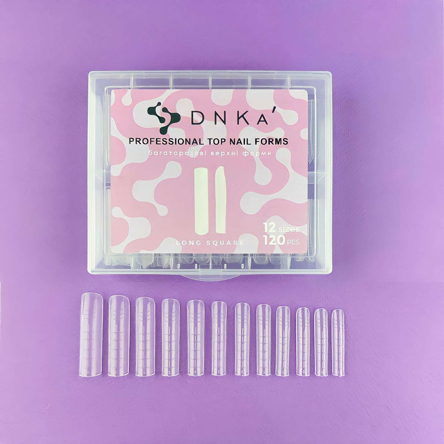 DNKa' Top Nagelvormen Long Square, 120 stuks