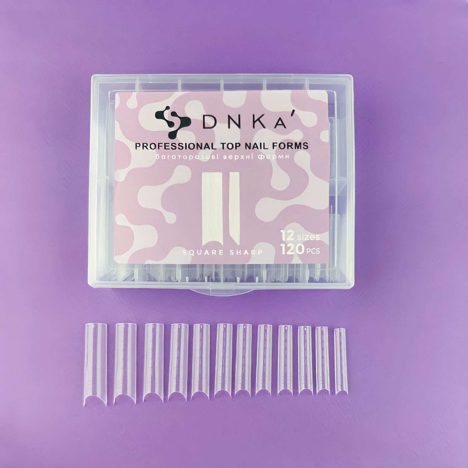 DNKa' Top Nagelvormen Square Sharp, 120 stuks