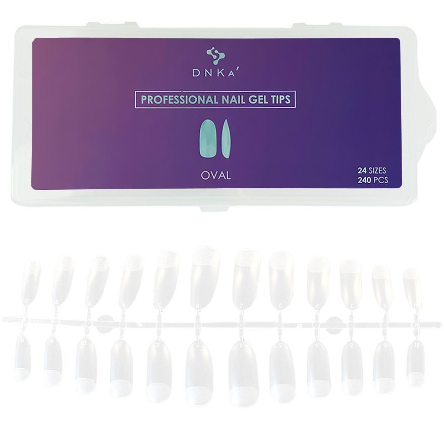 DNKa' Professionele Nagel Geltips Oval, 240 stuks