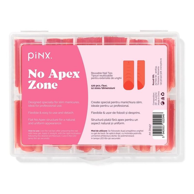 Cupio Pinx. Tipsuri reutilizabile – No Apex Zone