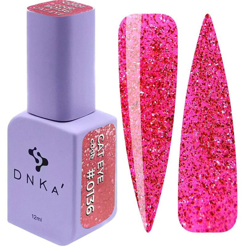 DNKa' Gel Polish Cat Eye # 0136, 12 ml