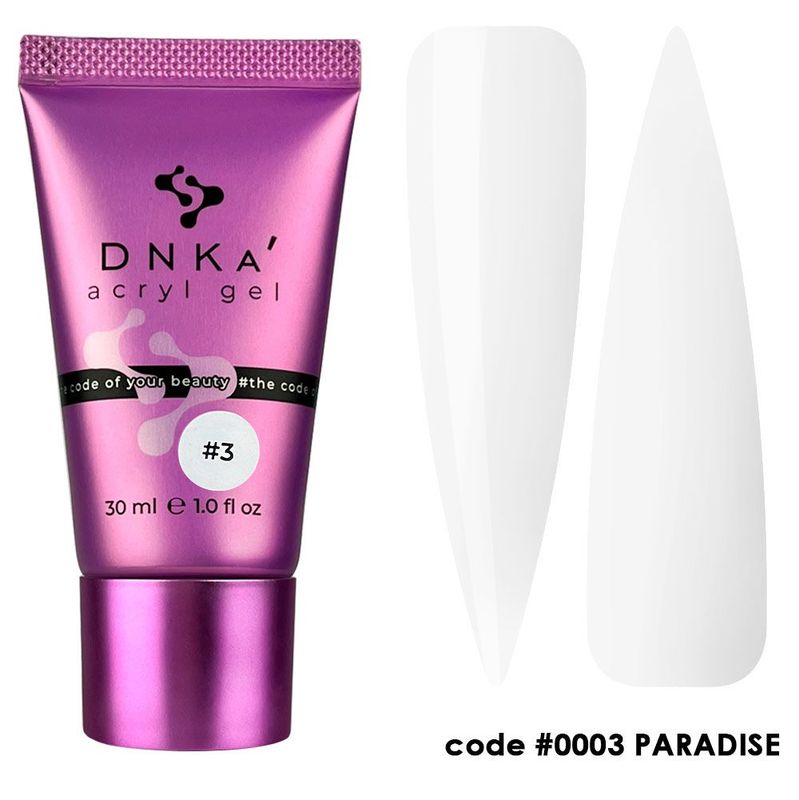 DNKa' Acryl Gel #00013 Paradise (tubka), 30 ml