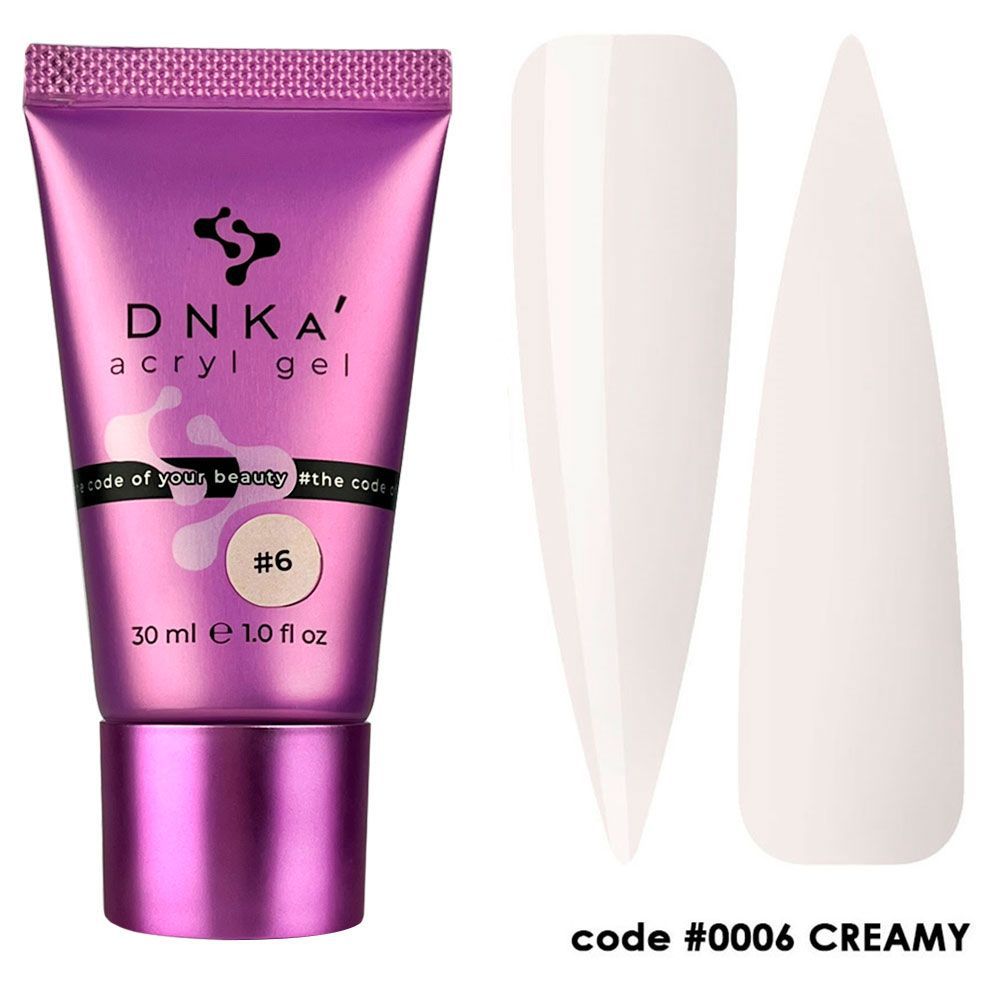 DNKa' Acryl Gel #0006 Creamy (tube), 30 ml DNKa' Acryl Gel #0006 Creamy (tube), 30 ml