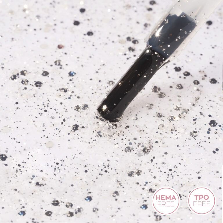 Aba Group TOP NO WIPE Sparkle Silver - 7 ml
