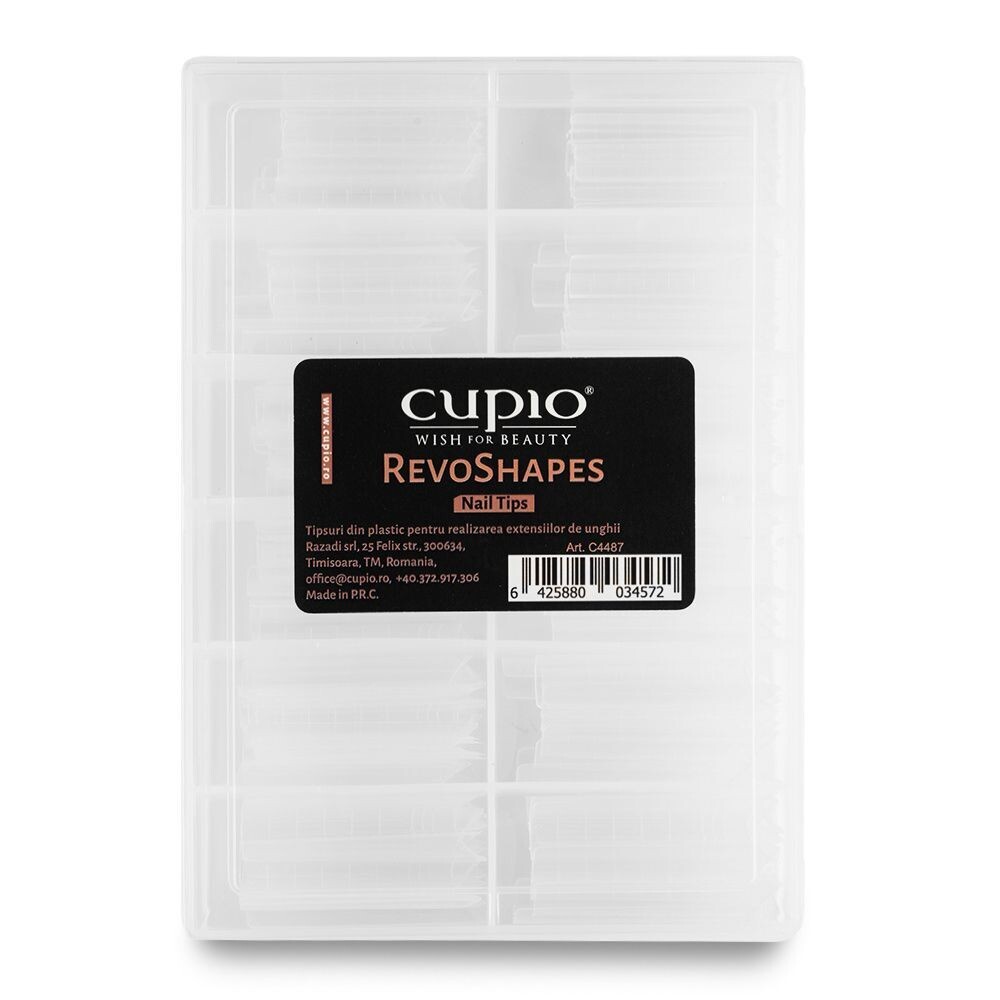 Cupio - Tipsy gorne wielokrotnego uzytku Zestaw RevoShapes 120 szt Cupio - Tipsy gorne wielokrotnego uzytku Zestaw RevoShapes 120 szt