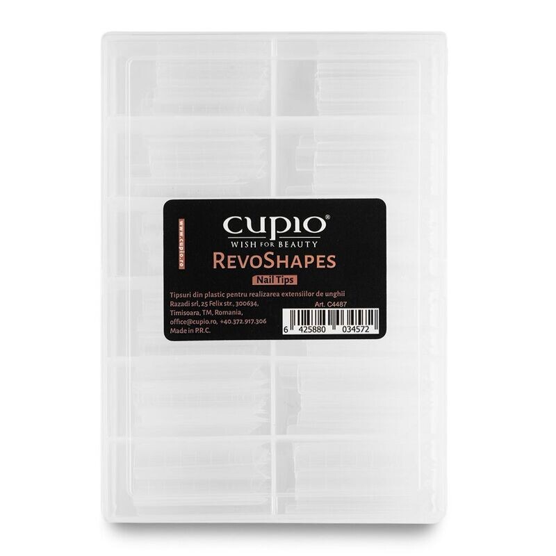 Cupio - Tipsy gorne wielokrotnego uzytku Zestaw RevoShapes 120 szt