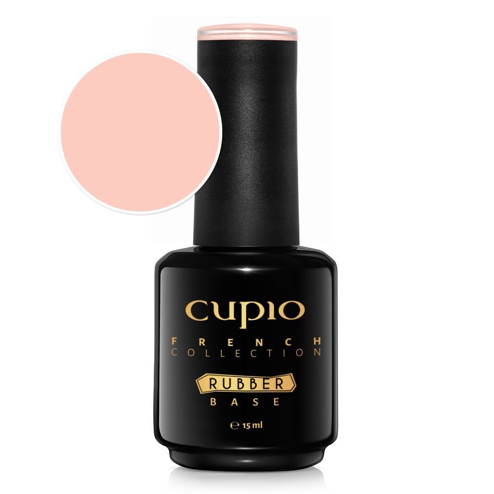 Cupio - Rubber base French Collection - Milky Peach 15ml Cupio - Rubber base French Collection - Milky Peach 15ml