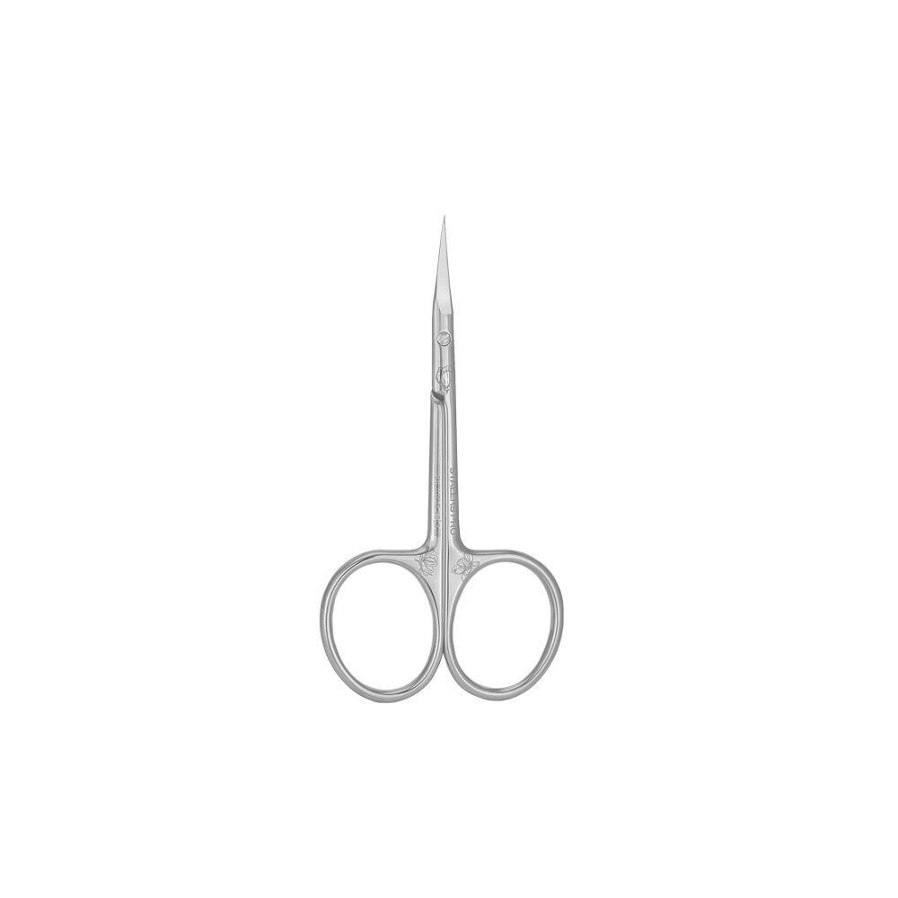 Foarfecă profesională pentru cuticule cu cârlig Staleks Pro Exclusive 23 Tip 2 (Magnolia) SX-23/2m