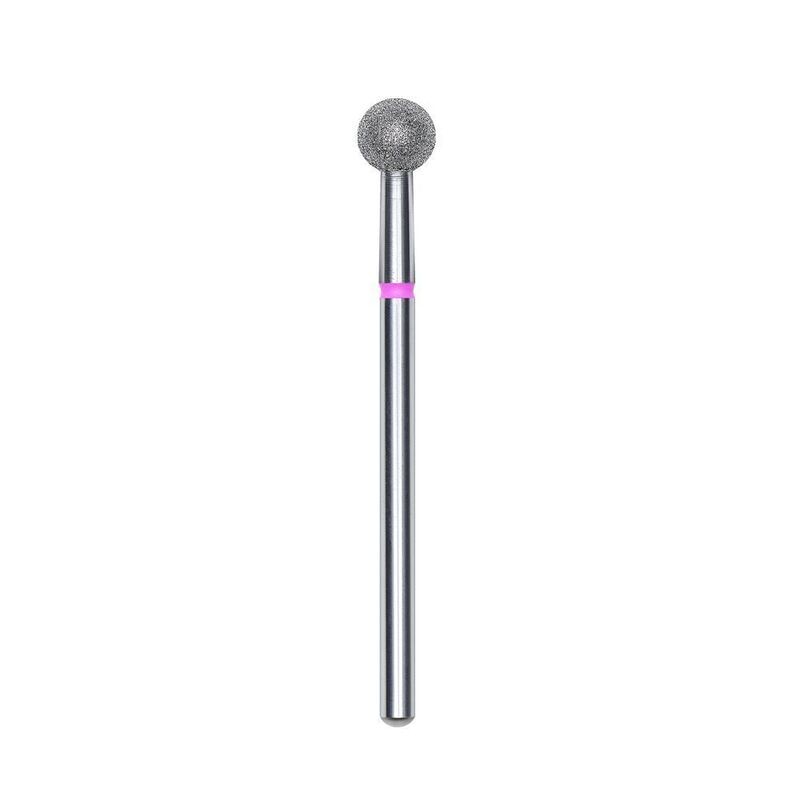 Staleks Burghie diamant pentru unghii, „bil”, roșu, diametru cap 5 mm FA01R050